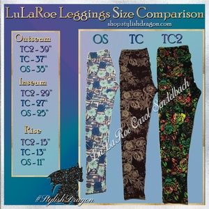 LuLaRoe TC2 Leggings Comparison To TC! PLUS SIZE Fit!, 46% OFF